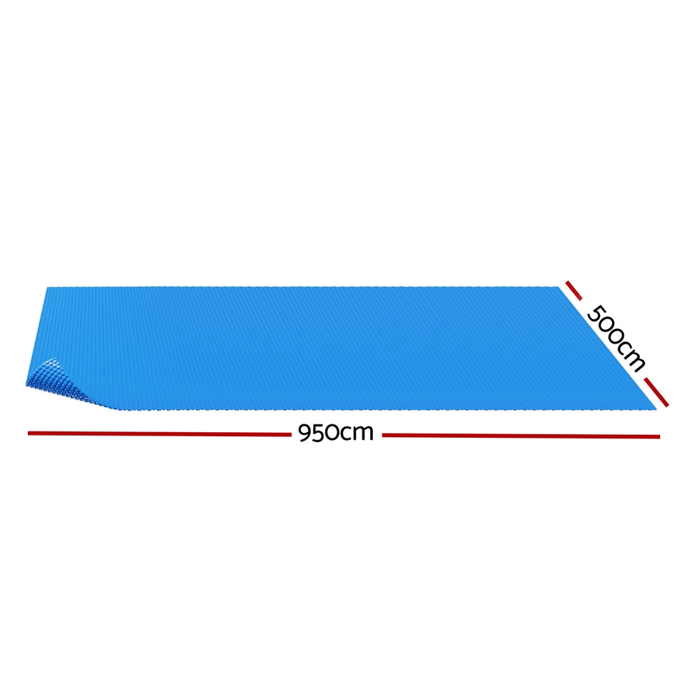 Pool Cover 600 Micron 9.5x5m | Bubble Heat Solar Blanket | Blue Shed Cover
