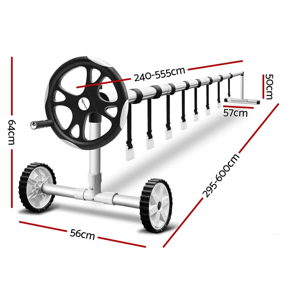 Pool Cover Roller | 5.5m | Adjustable Swimming Pool Solar Blanket Reel