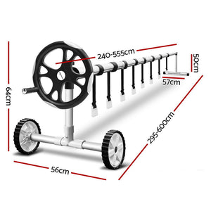 Pool Cover Roller | 5.5m | Adjustable Swimming Pool Solar Blanket Reel
