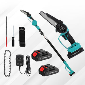 Cordless Pole Chainsaw | 6" | 20V Battery | Telescopic Tree Trimmer Kit