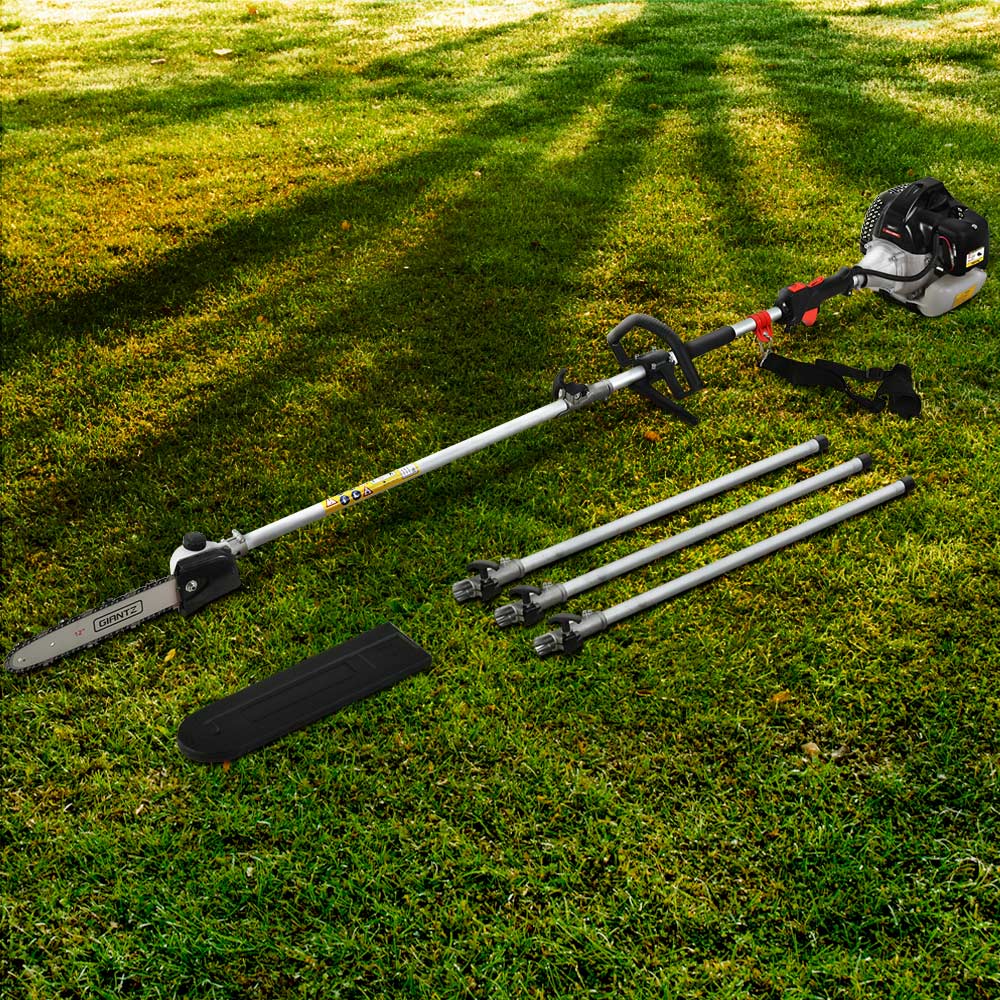 Giantz 63CC Pole Chainsaw 12in Chain Saw Petrol 5.6m Long Reach Black