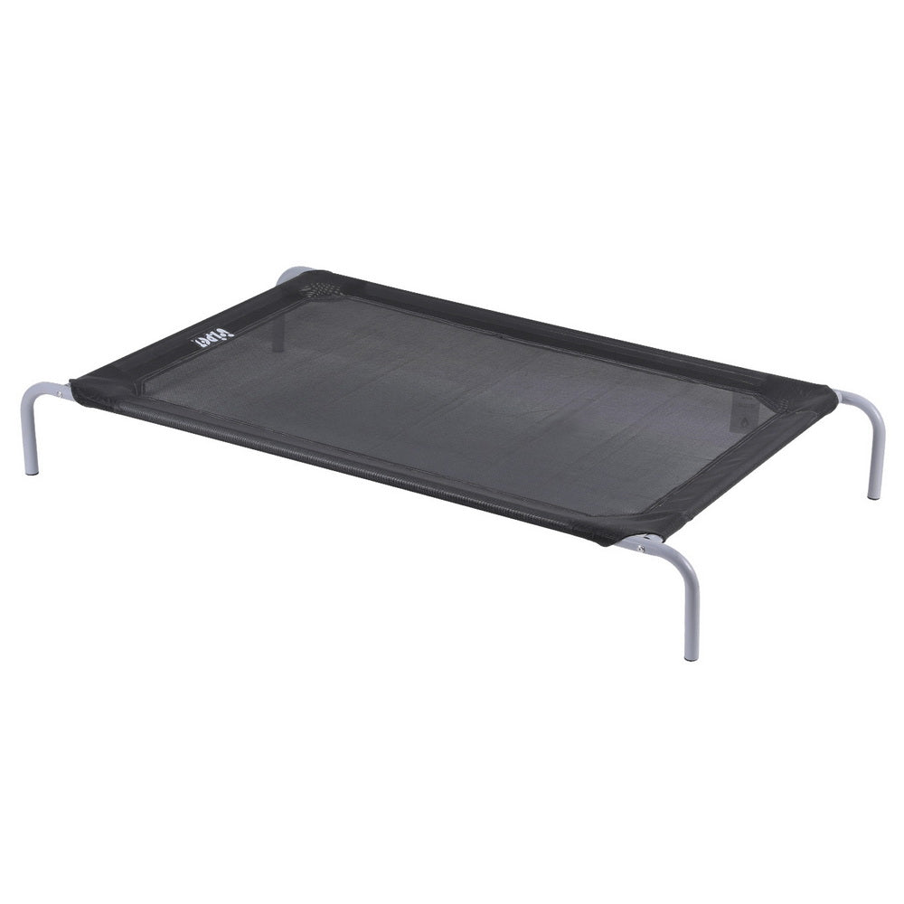 Elevated Dog Bed | Heavy Duty Trampoline Style | 90x137cm | Black