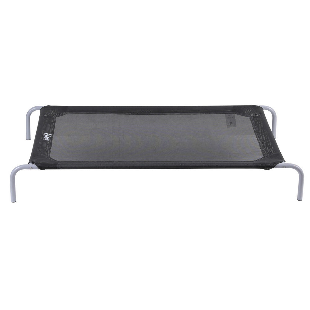 Elevated Dog Bed | Heavy Duty Trampoline Style | 90x137cm | Black