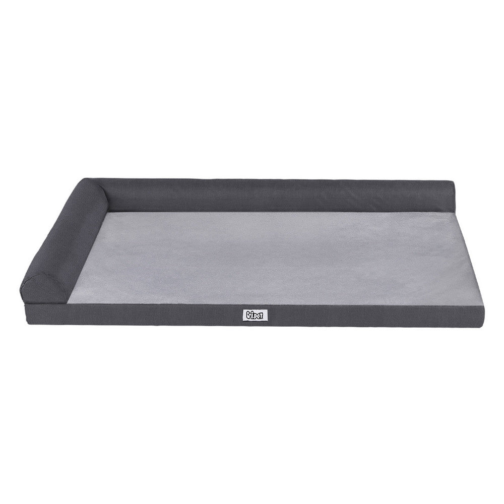 Large Dog Bed | Egg Crate Cushion | Removable Washable Cover | Sofa Platform