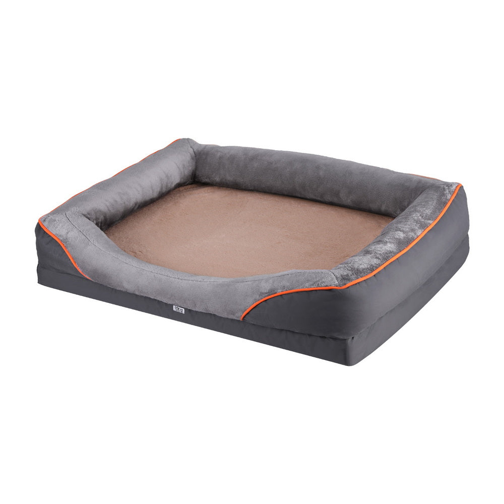 Orthopedic Dog Bed | Plush Fleece | Washable | Sofa Style Cushion