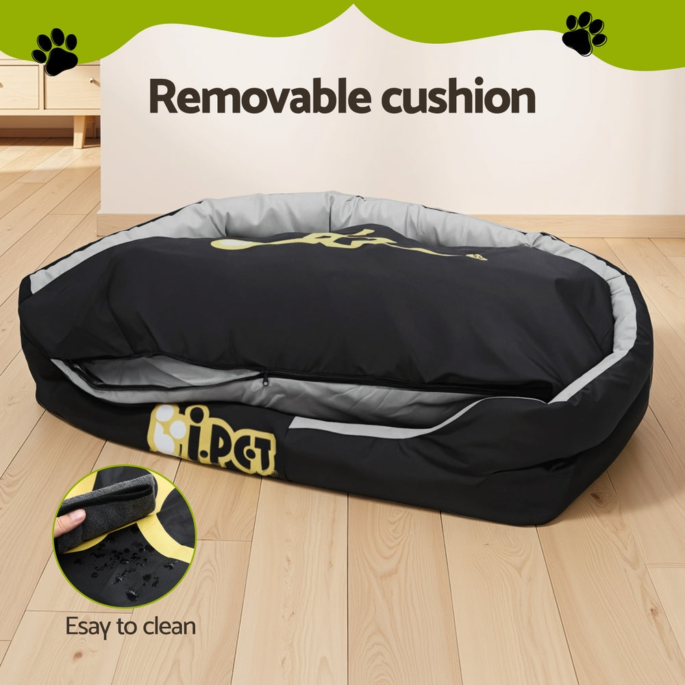 XXL Dog Bed | Jumbo Pet Sofa Cushion | Calming Washable Mat | 130x90x26cm
