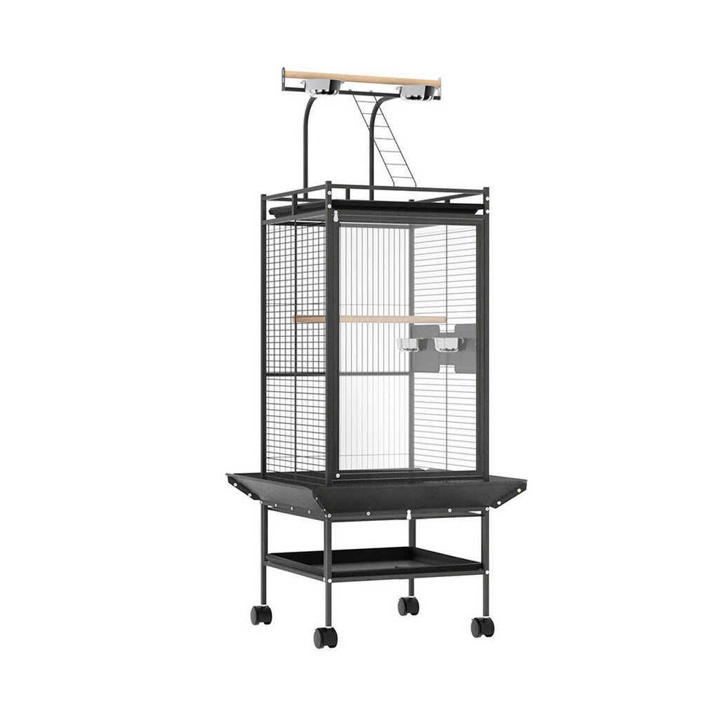 Bird Cage | Large 155cm Parrot Aviary | Stand-Alone Budgie Wheels