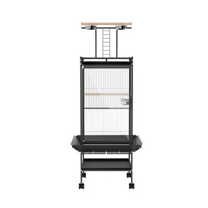 Bird Cage | Large 155cm Parrot Aviary | Stand-Alone Budgie Wheels
