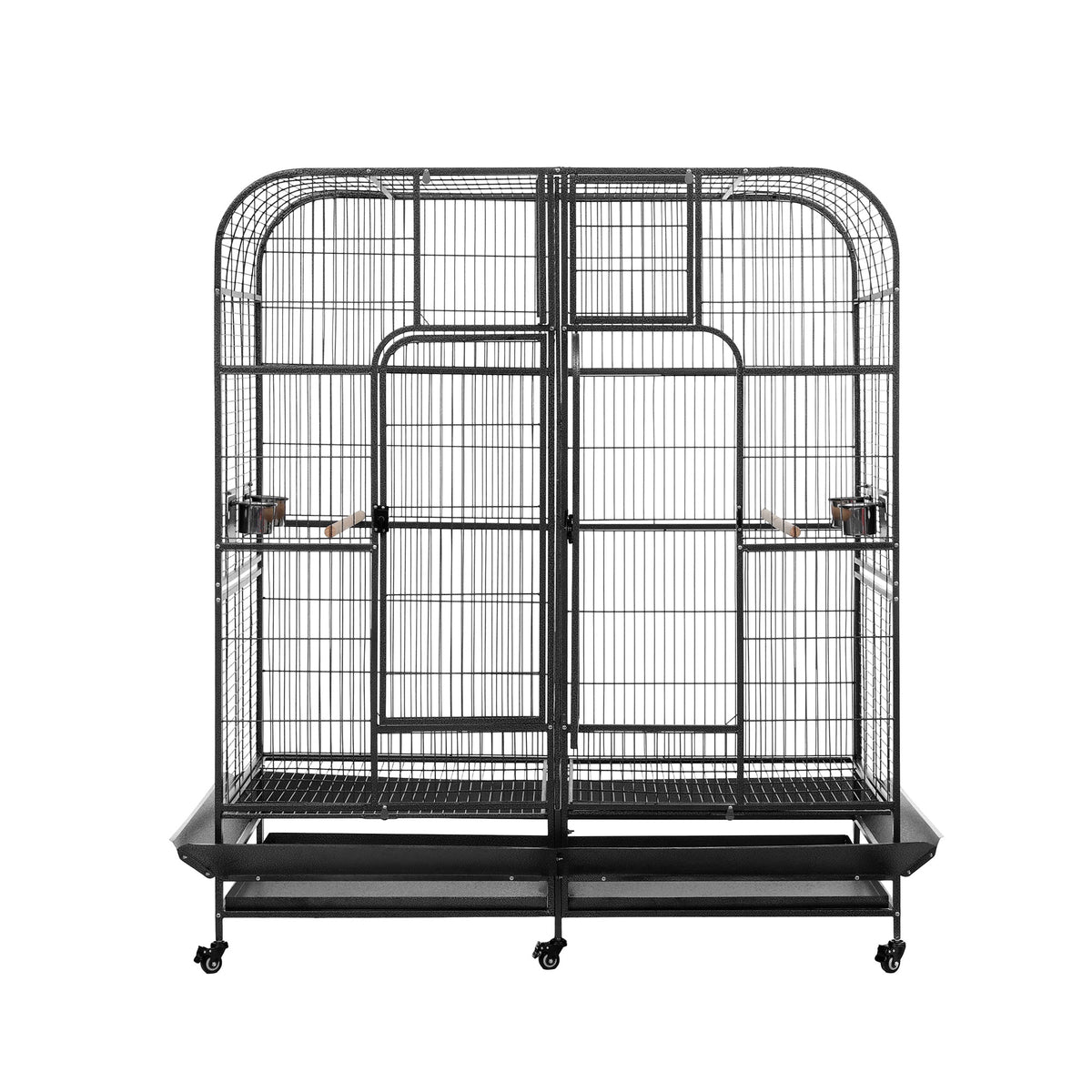 Extra Large Bird Cage Aviary | 185cm | Castor Wheels | Removable Divider | Parrot Cage