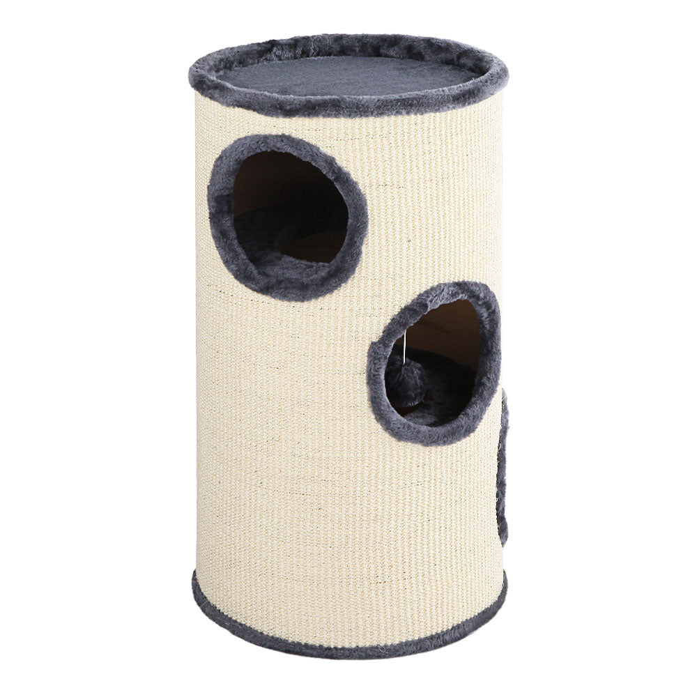 Cat Tree 70cm | Scratching Post Tower Scratcher Trees Wood Condo House Toys