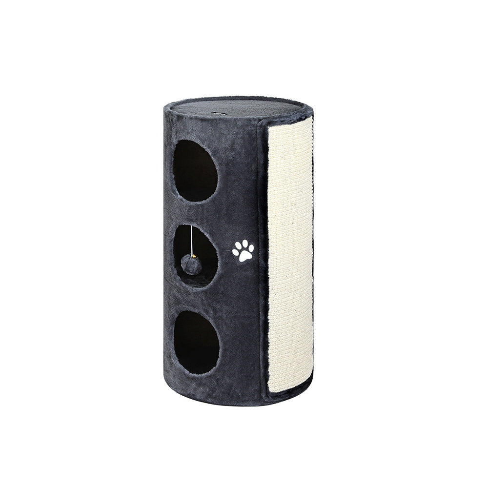 Cat Tree Scratching Post Tower | Scratcher 70cm | Wooden Condo Trees House
