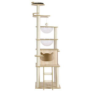 Cat Tree Tower | Scratching Post Scratcher 174cm | Wood Bed Condo