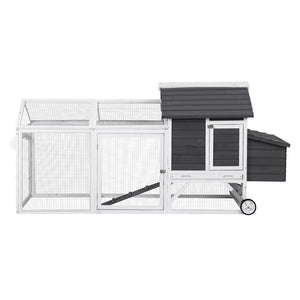 Chicken Coop Rabbit Hutch | Extra Large Wooden Run Bunny Cage