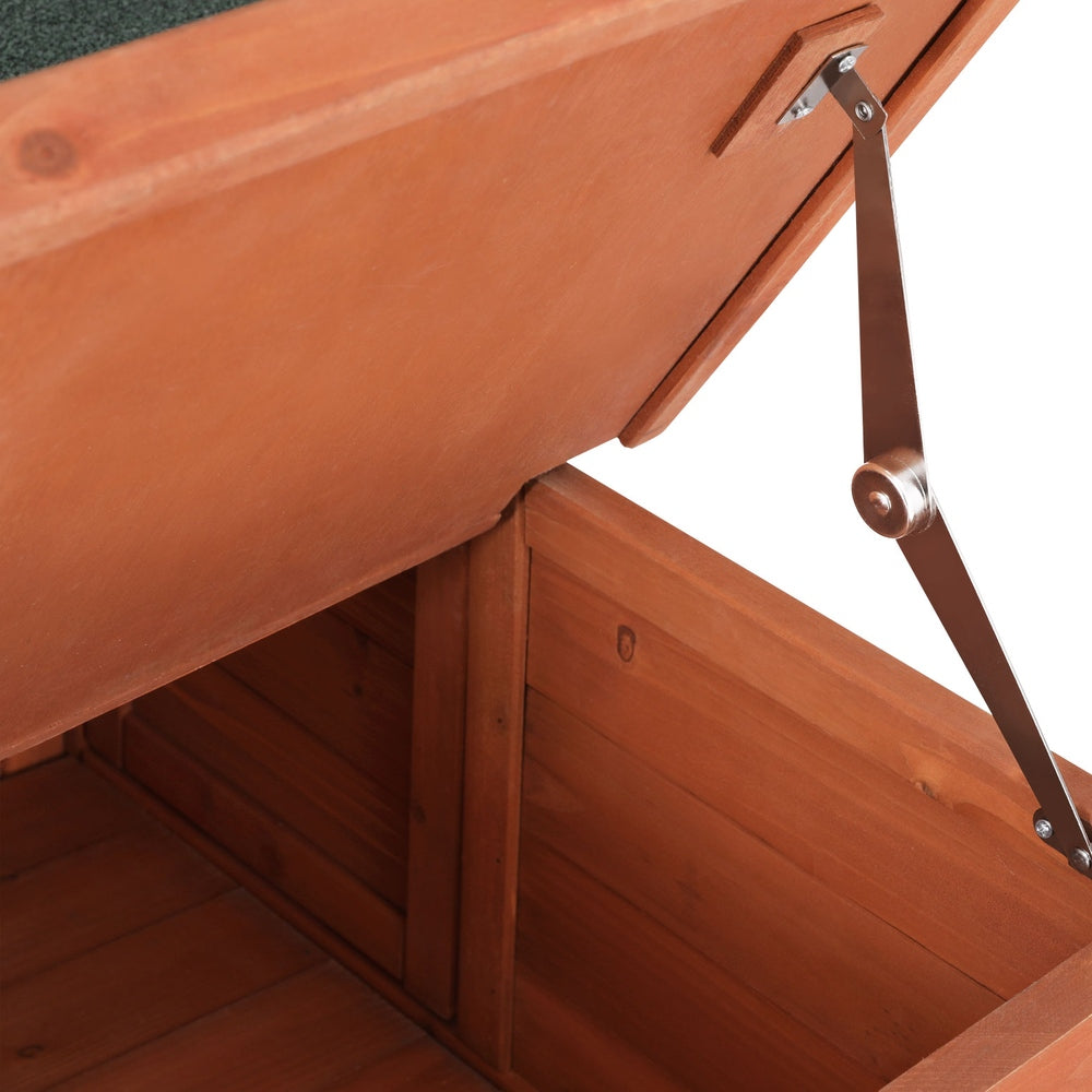 i.Pet Rabbit Hutch | Outdoor Cat House | Wooden Shelter Condo | Small Enclosure | Indoor