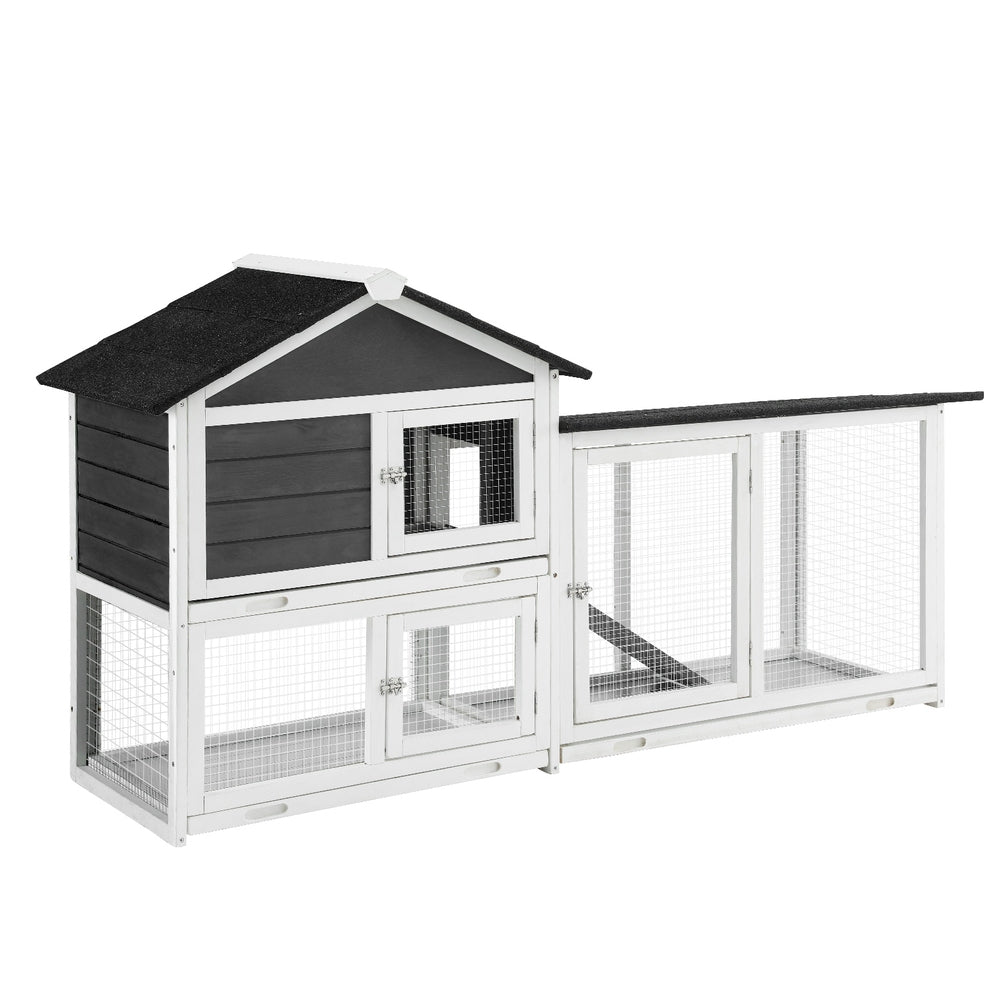 Chicken Coop Rabbit Hutch | Extra Large Wooden Run Cage with Run