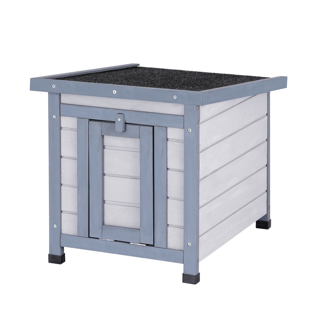 i.Pet Rabbit Hutch | Outdoor Cat House | Wooden Shelter Condo | Small Enclosure | Indoor