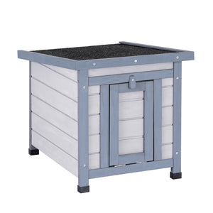 i.Pet Rabbit Hutch | Outdoor Cat House | Wooden Shelter Condo | Small Enclosure | Indoor