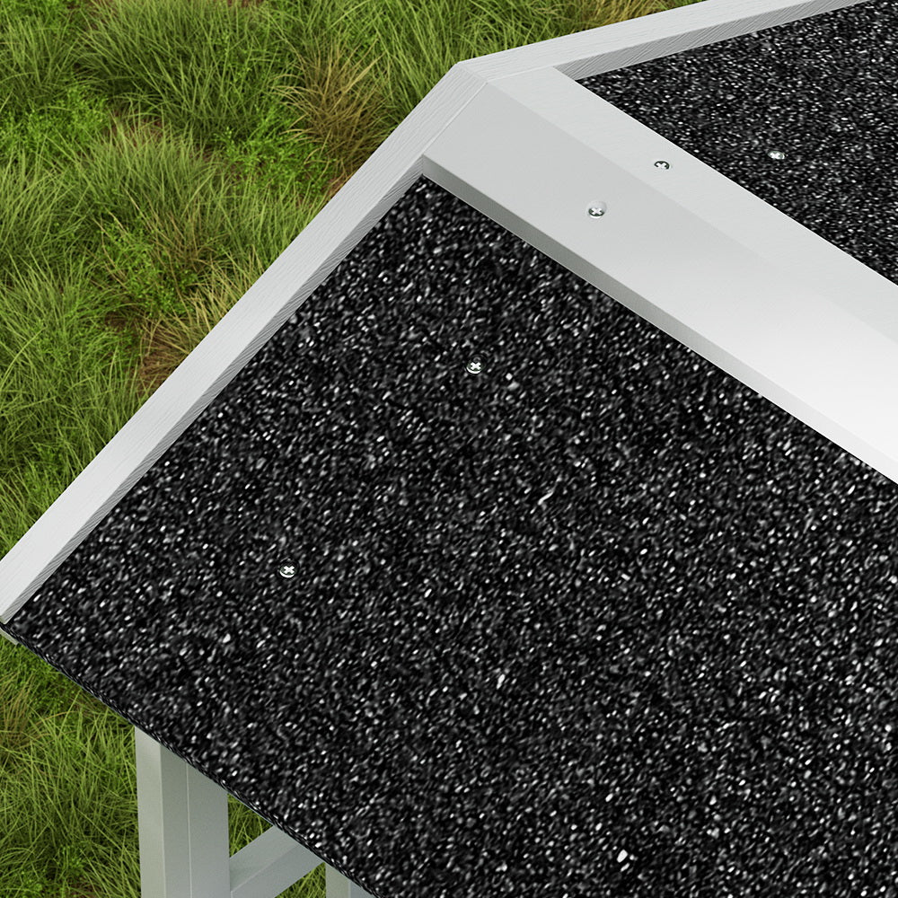 Cat House Outdoor Shelter | 72cm x 72cm x 127cm Rabbit Hutch Wooden Condo Small Dog Pet Houses Enclosure