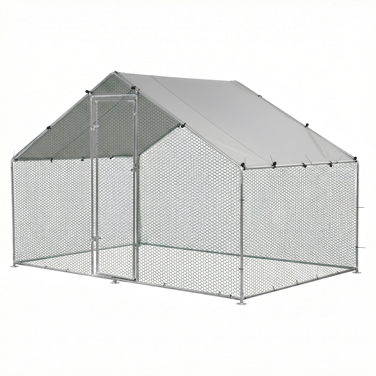 Walk-In Chicken Coop 3x2x2m | Outdoor Hen Cage | Rabbit Hutch | Pet Enclosure