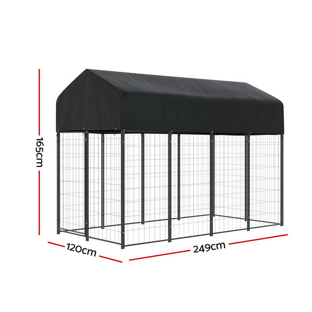 Dog Kennel | Extra Large House Outdoor Playpen | Metal Backyard