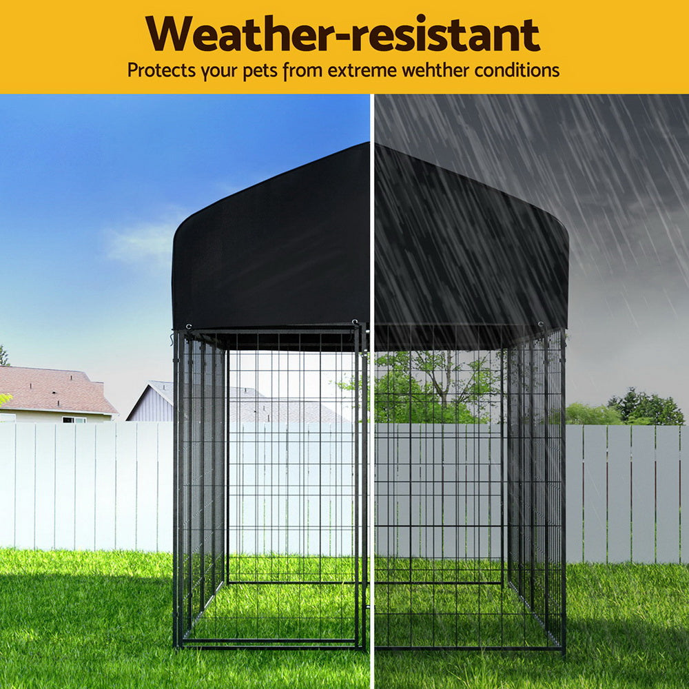 Dog Kennel | Extra Large House Outdoor Playpen | Metal Backyard