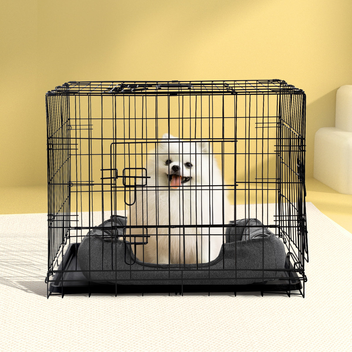 36" Dog Cage Crate Kennel | 3 Doors