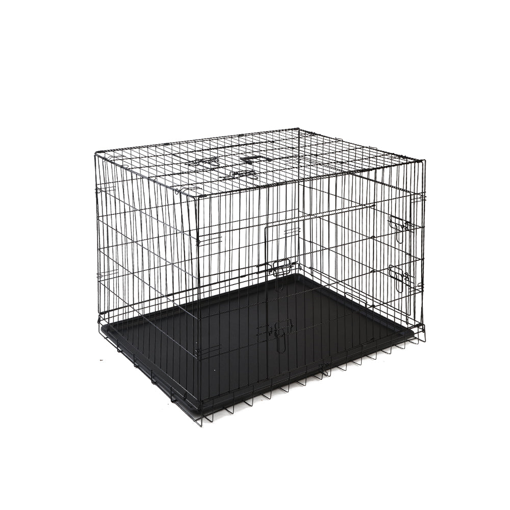 42" Dog Cage Crate | Large Kennel 3 Doors