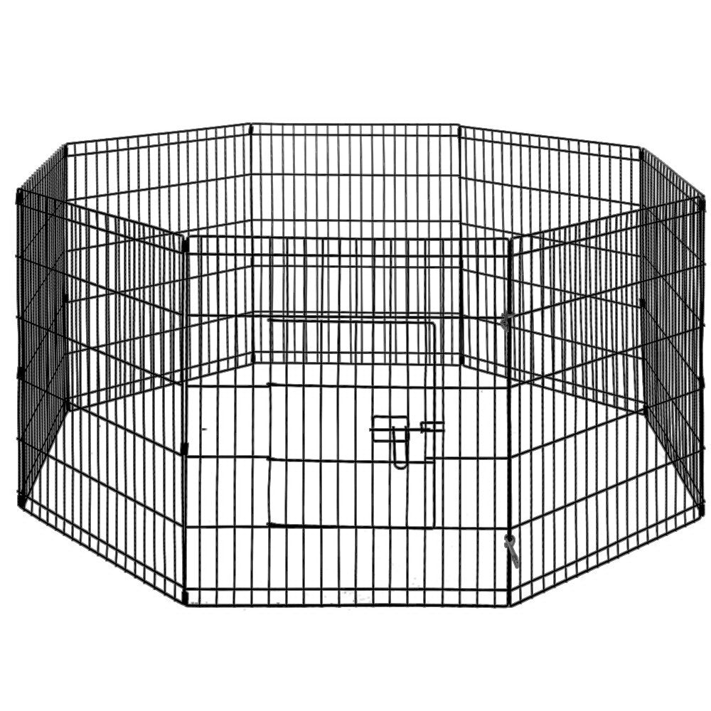 2x30" 8 Panel Dog Playpen | Pet Fence Exercise Cage Enclosure Play Pen