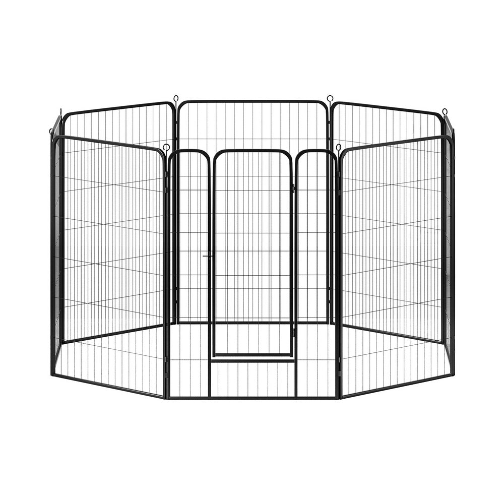 i.Pet Dog Playpen 48" | 8 Panel Puppy Fence & Kennel | Indoor & Outdoor Pet Enclosure