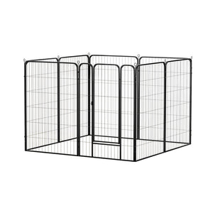 i.Pet Dog Playpen 48" | 8 Panel Puppy Fence & Kennel | Indoor & Outdoor Pet Enclosure