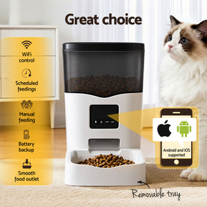 Automatic Pet Feeder | WiFi Smart Food Dispenser | 3L | Dog & Cat