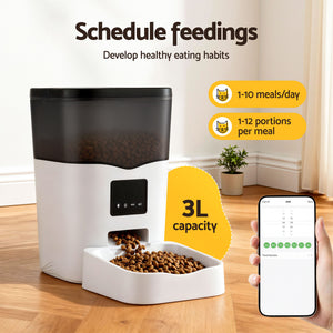 Automatic Pet Feeder | WiFi Smart Food Dispenser | 3L | Dog & Cat