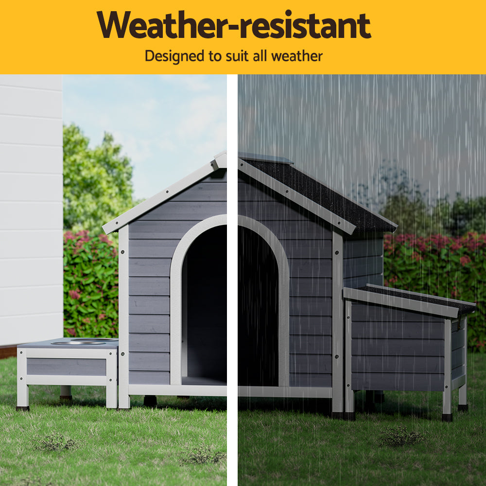 Dog Kennel House | Large Wooden Outdoor Pet Kennels Indoor Puppy Cabin