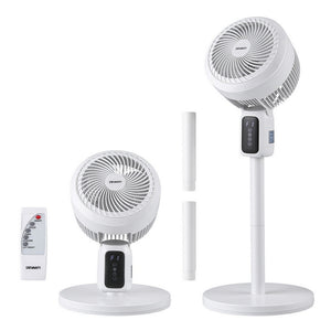 Pedestal Fan | Remote Control | 3 Speed | 12H Timer | Height Adjustable