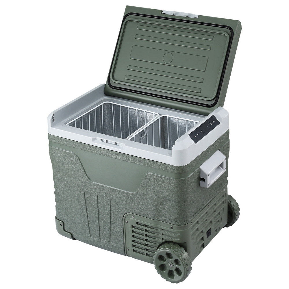 Glacio Portable Fridge 50L | Camping & Bar Fridge Freezer | 12V/24V/240V | Travel & Outdoor