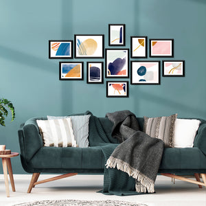 Photo Frames | Art Holder | 11PCS | 5x7" | 6x8" | 8x10" | Black