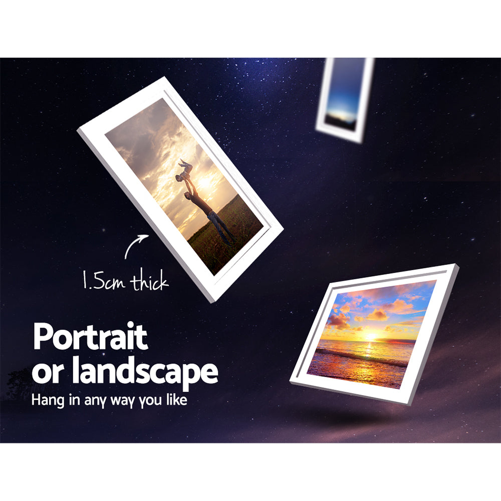 Photo Frames | Art Holder | 11PCS | 5x7" | 6x8" | 8x10" | White