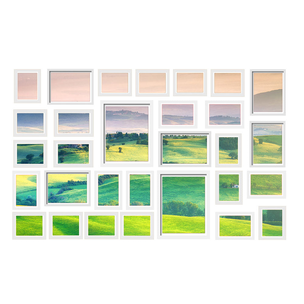 Photo Frames | Art Holder | 30PCS | 8x10" | 5x7" | 4x6" | 3.5x5" | White