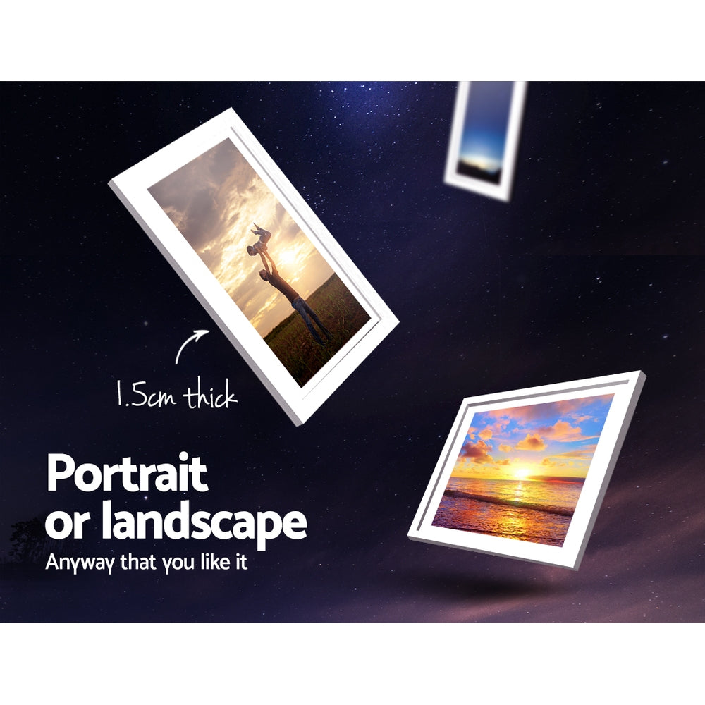 Photo Frames | Art Holder | 30PCS | 8x10" | 5x7" | 4x6" | 3.5x5" | White