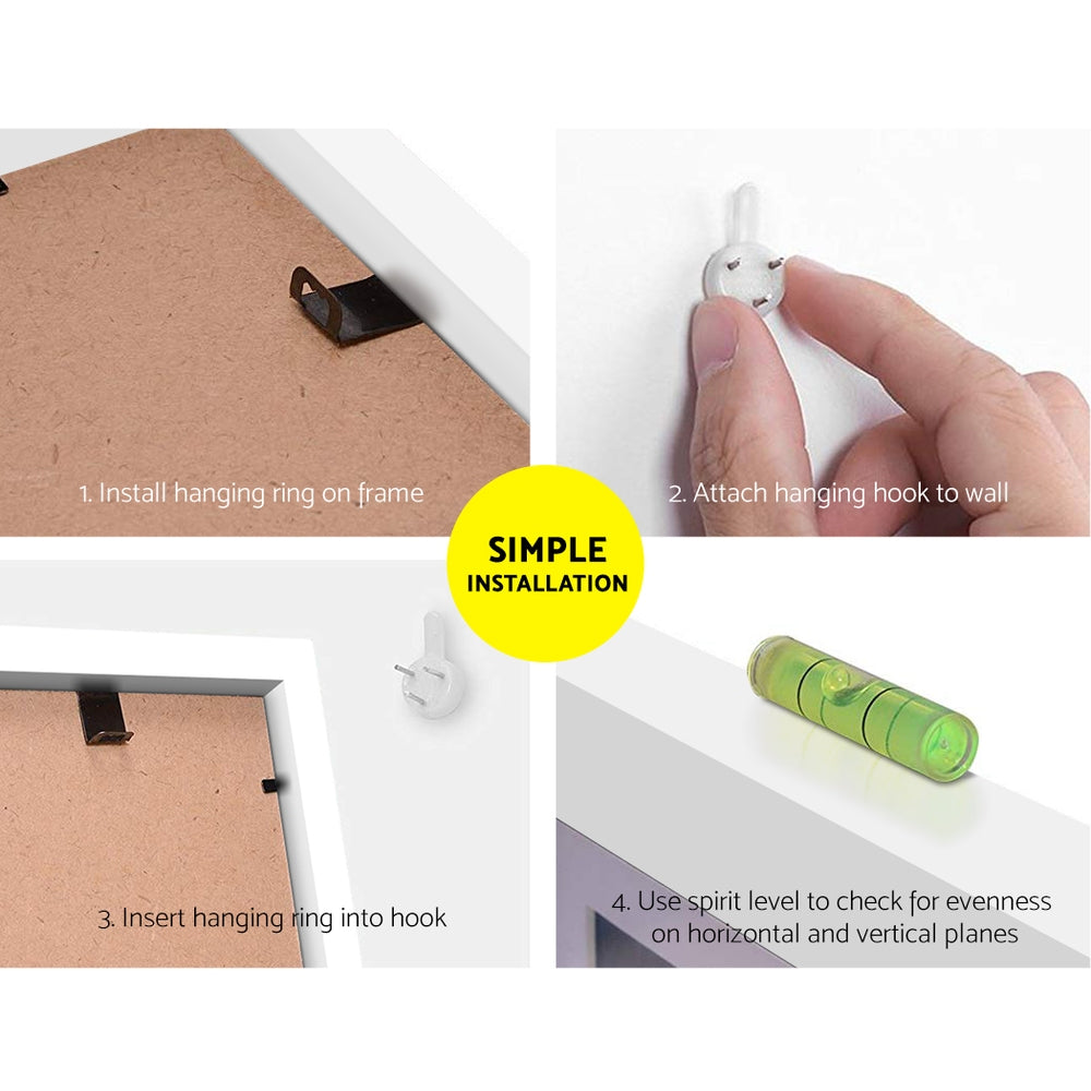 Photo Frames | Art Holder | 30PCS | 8x10" | 5x7" | 4x6" | 3.5x5" | White