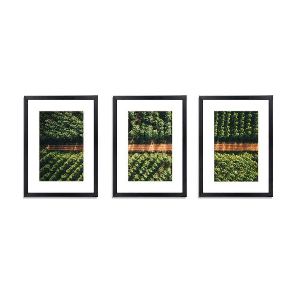 3 PCS Photo Frame Wall Set | A3 Picture | Home Decor | Art | Gift | Present | Black