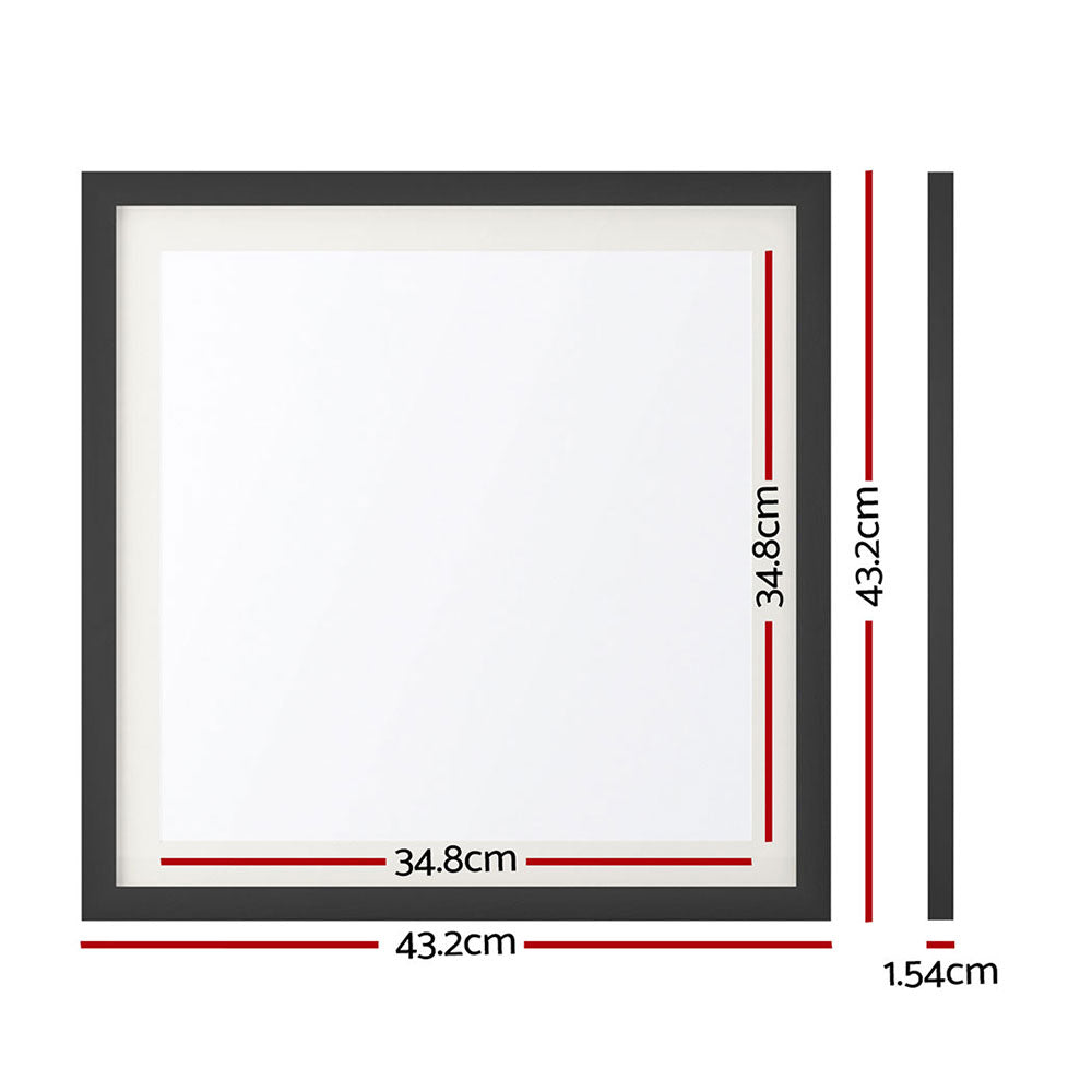 2PCS Photo Frame Set | Black Color | Wall Display