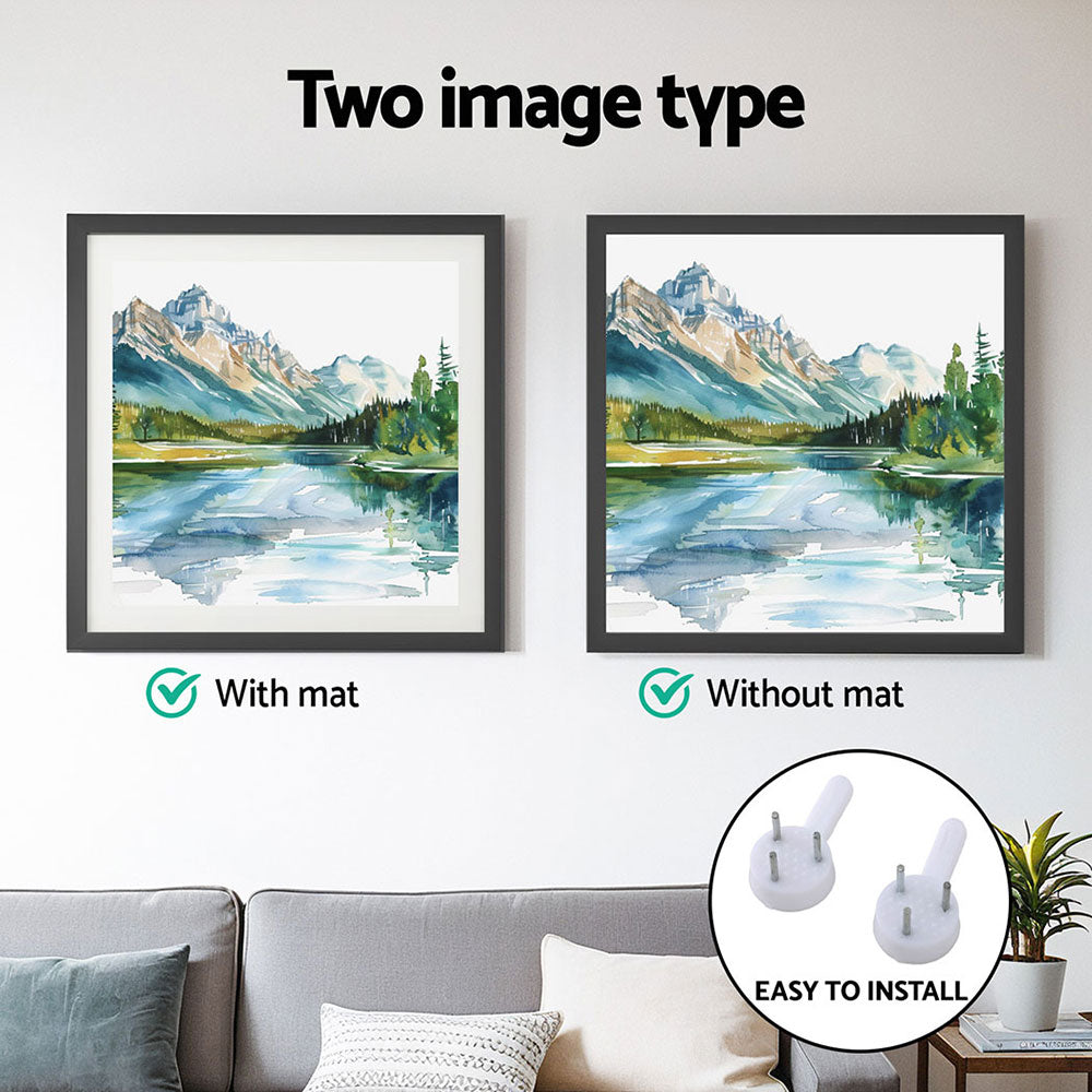 2PCS Photo Frame Set | Black Color | Wall Display