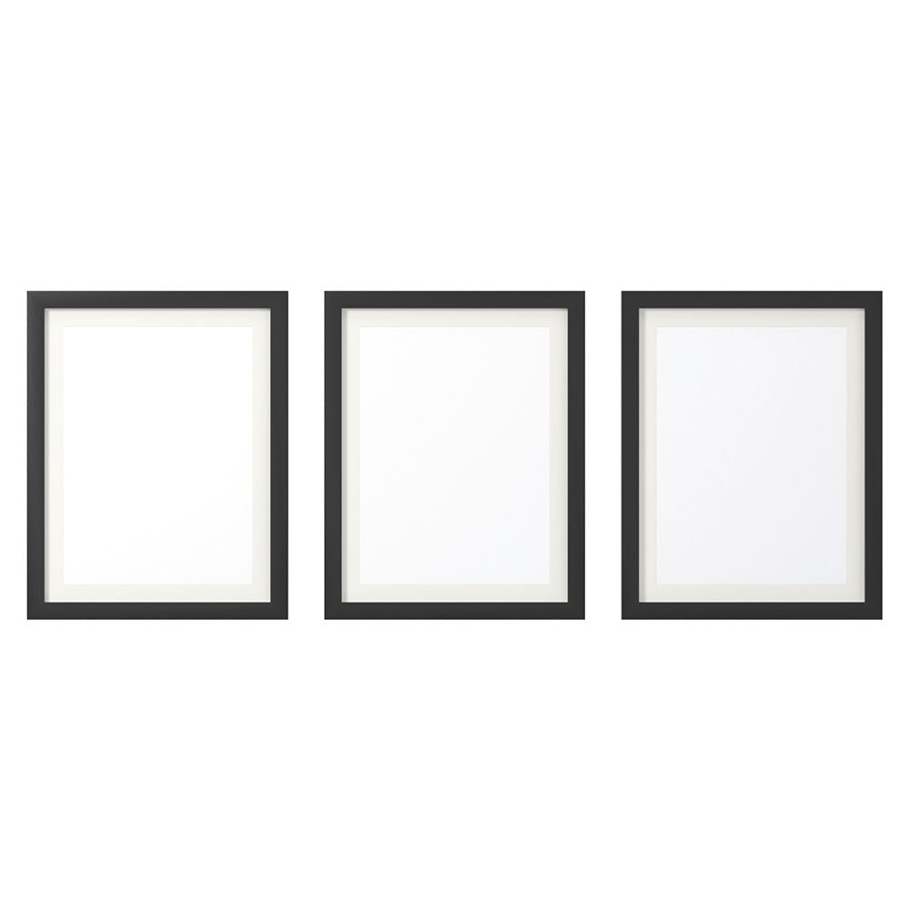 3PCS Photo Frame Set | Black Color | Wall Hanging