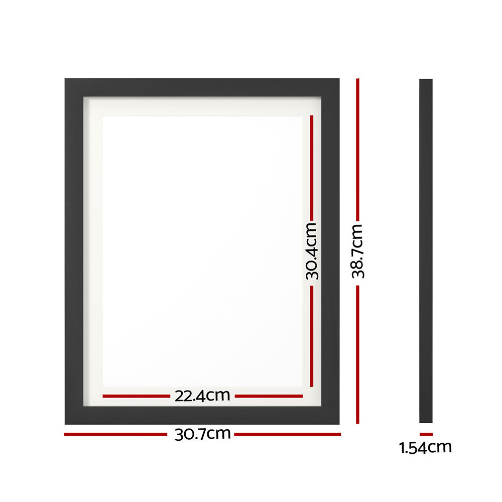 3PCS Photo Frame Set | Black Color | Wall Hanging