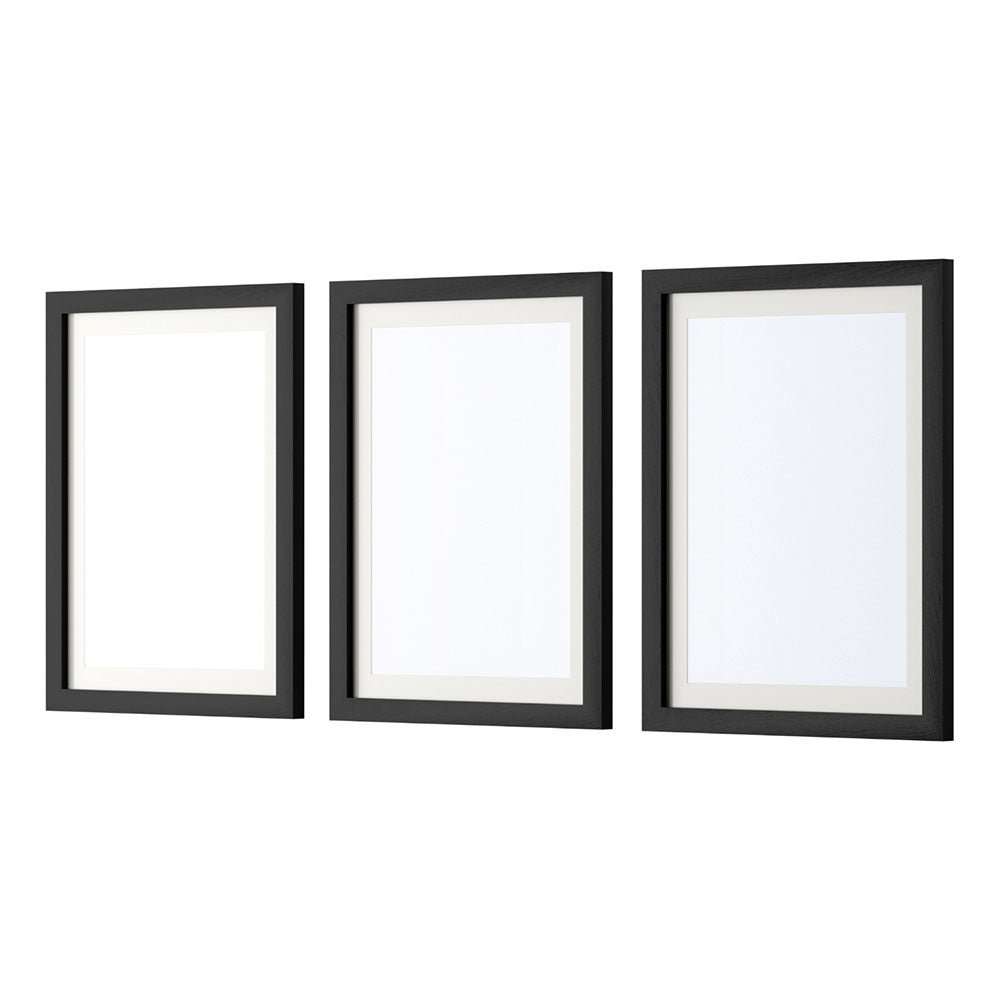 3PCS Photo Frame Set | Black Color | Wall Hanging