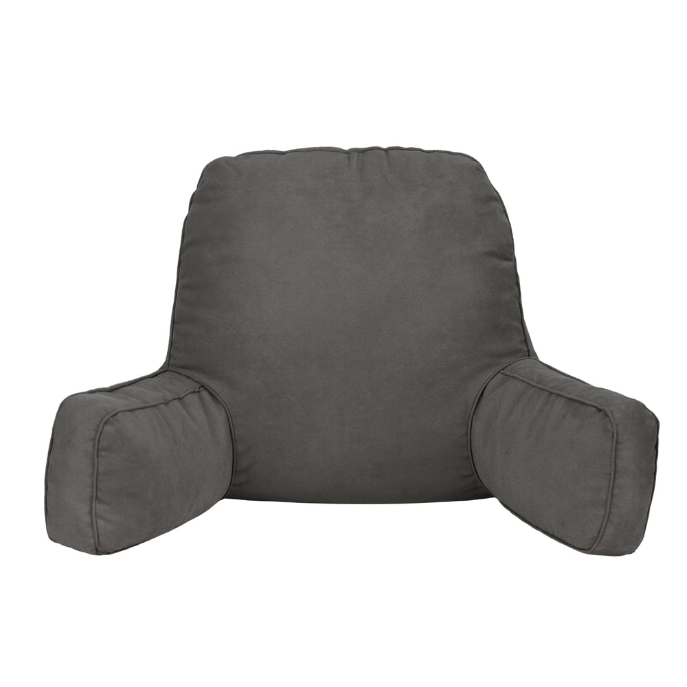 Reading Pillow | Back Rest | Lumbar Support Cushion | Grey