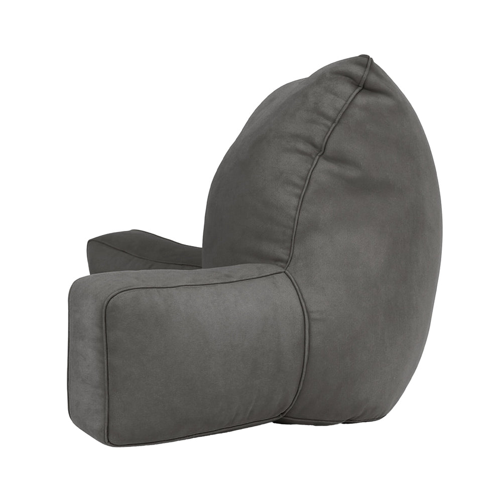 Reading Pillow | Back Rest | Lumbar Support Cushion | Grey