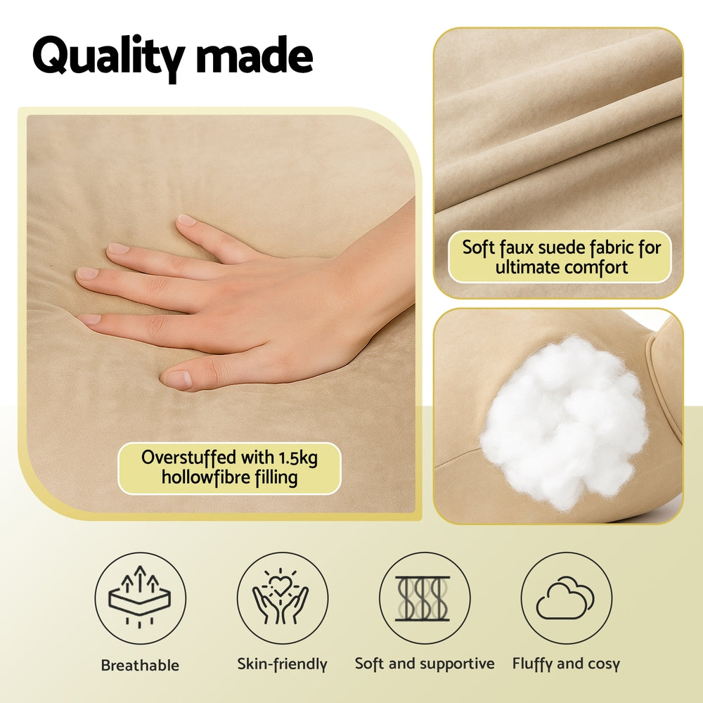 Backrest Reading Cushion | Lumbar Support | Oatmeal
