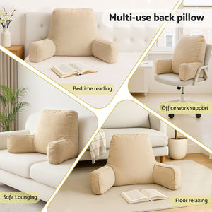 Backrest Reading Cushion | Lumbar Support | Oatmeal